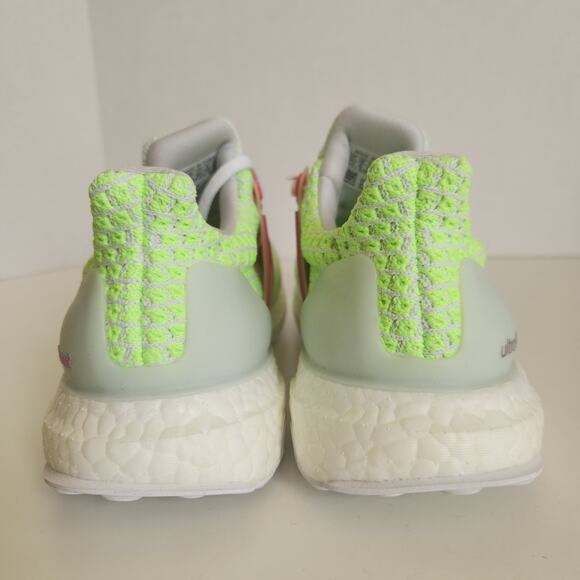 adidas Women's Ultraboost DNA, White, Black, Signal Green, 7.5 - Picture 6 of 11